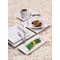 World Tableware Slate Collection 7.25" Square Ultra Bright White Plate, PK24 SL-7 - alternate 2